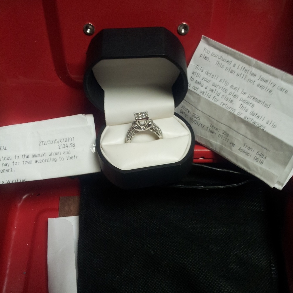 Modern Bride Engagement/Wedding Ring